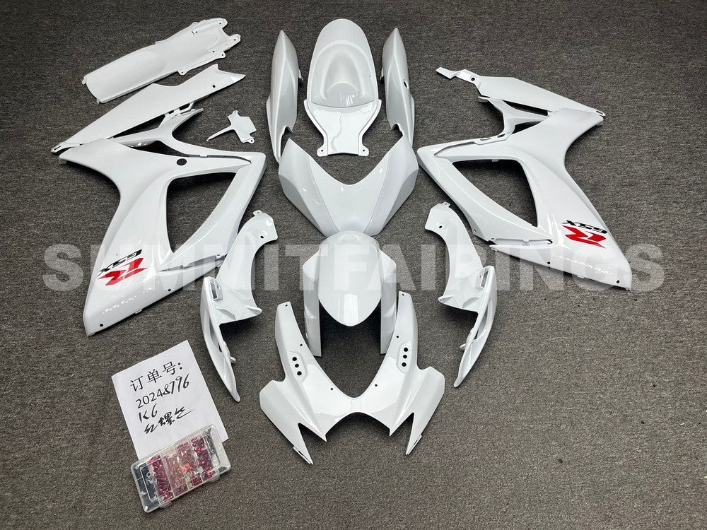 Fairings For Suzuki - GSXR600-750 K6 06-07 White