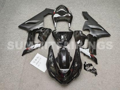 Fairings For Kawasaki ZX6R 636 Black ZX6R (2005-2006)