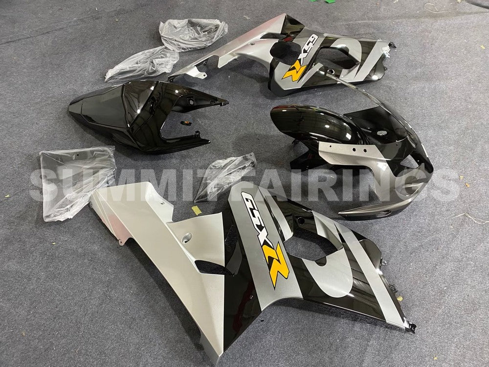 Fairings For Suzuki GSXR 600 750 Black & Silver GSXR (2004-2005)
