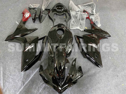 Fairings For Yamaha - YZF1000 R1 07-08 Black Red