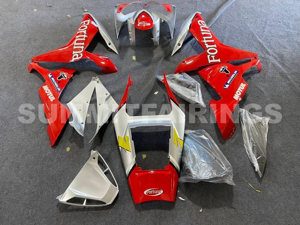 Fairings For Yamaha YZF-R1 Red Silver Fortuna (2002-2003)