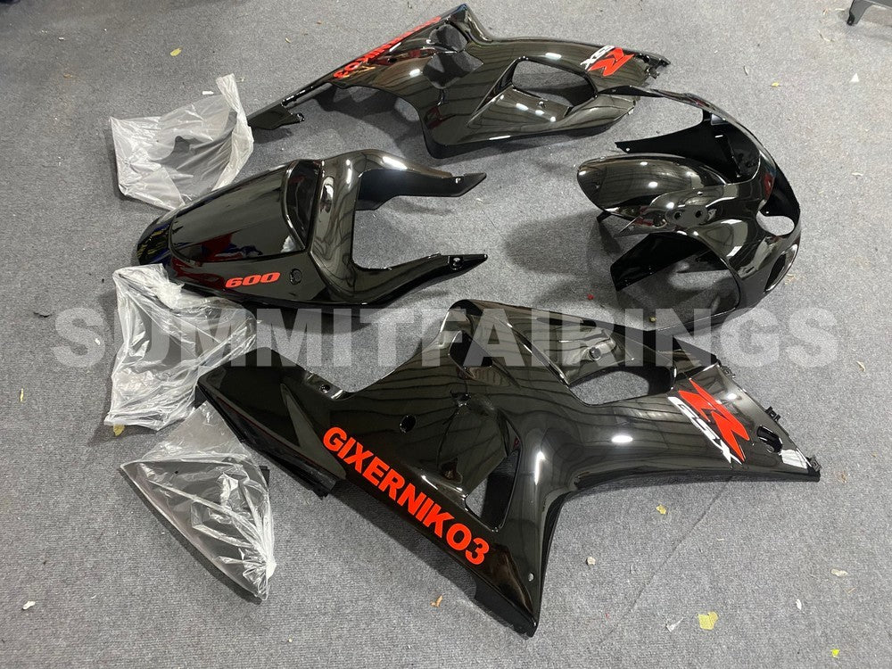 Fairings For Suzuki GSXR 600 Black Suzuki GSXR (2001-2003)