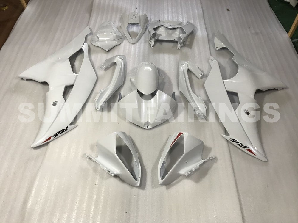 Fairings For Yamaha R6, 2008-2012 - Pearl White