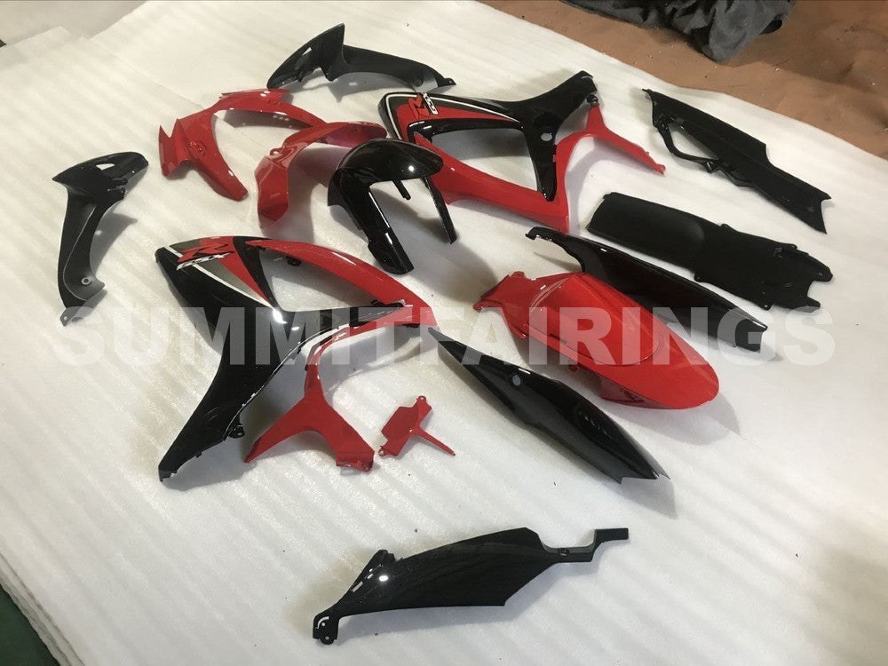 Fairings For Suzuki - GSXR600-750 K6 06-07 Black and Red