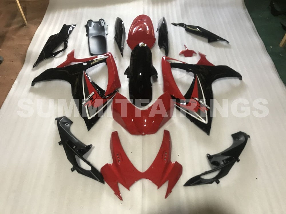 Fairings For Suzuki - GSXR600-750 K6 06-07 Black and Red