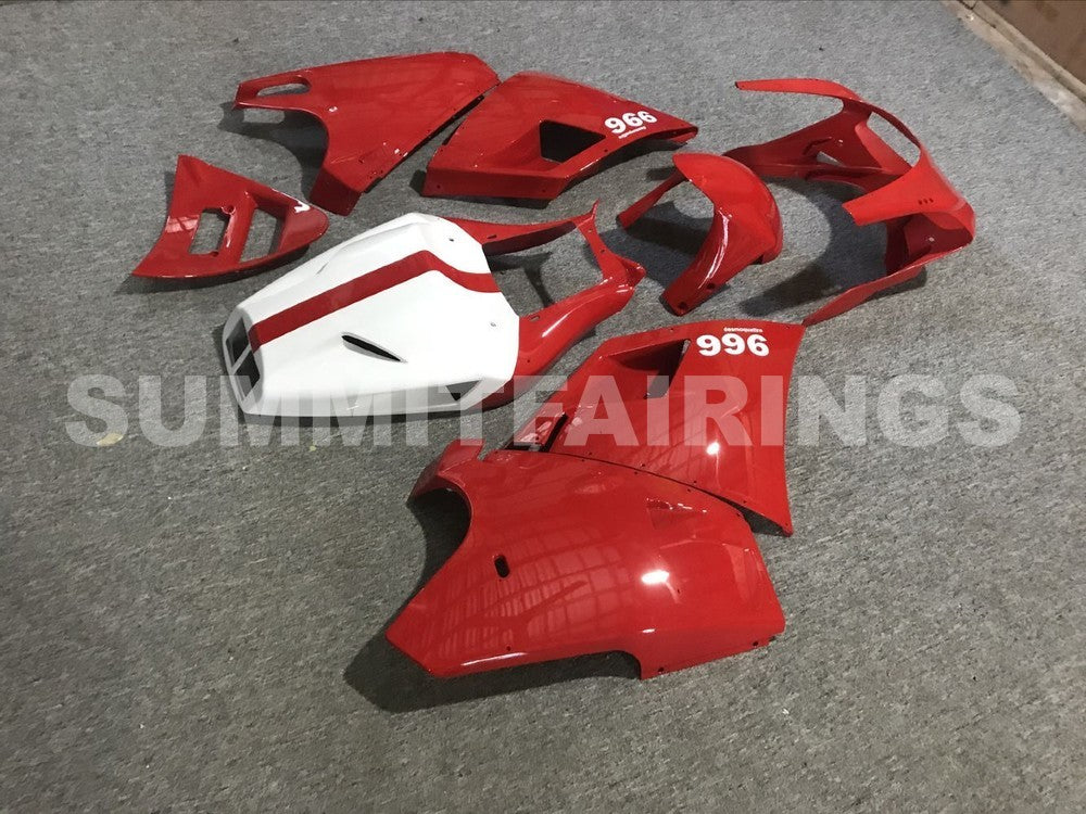 Fairings For Ducati - 996/748 1994-2002 Red White