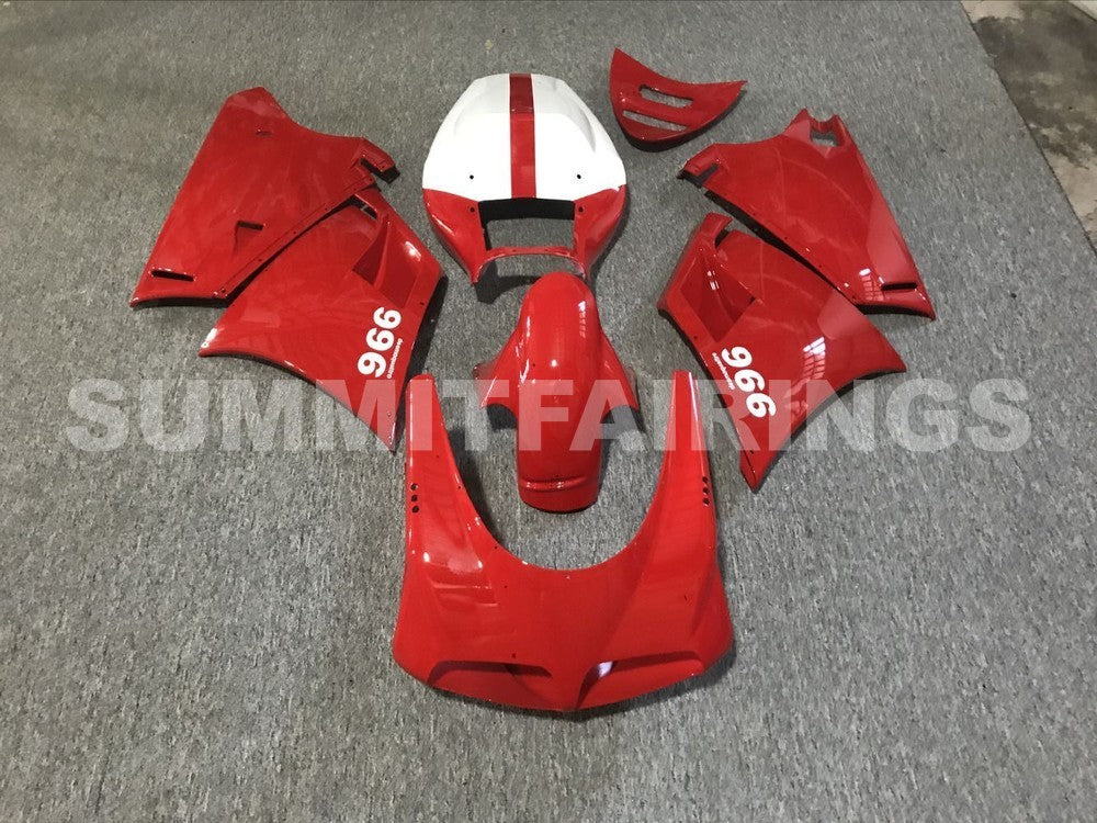 Fairings For Ducati - 996/748 1994-2002 Red White