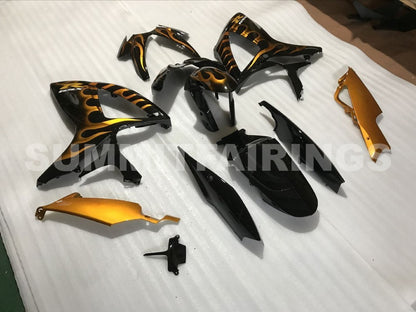 Fairings For Suzuki - GSXR600-750 K6 06-07 Gold Flame