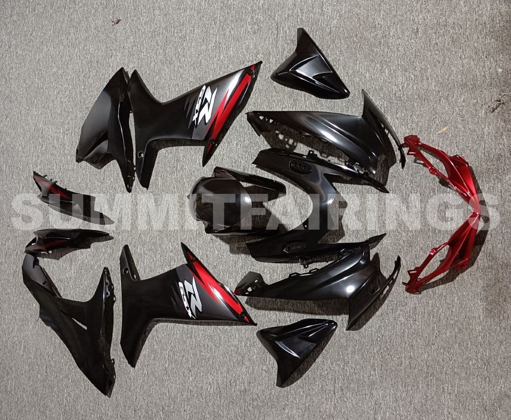 Fairings For Suzuki - GSXR 600-750 K11 2011-2021 Black
