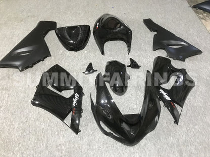 Fairings For Kawasaki ZX6R 636 Black ZX6R (2005-2006)