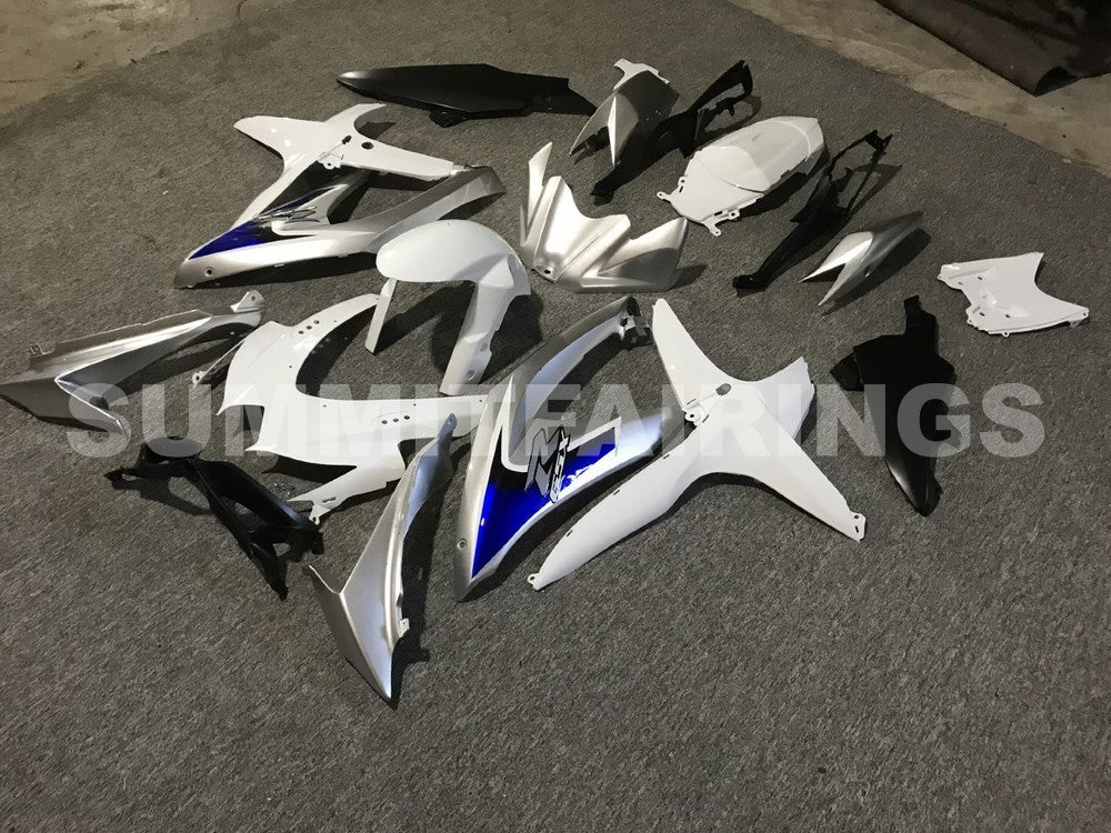 Fairings For Suzuki - GSXR600-750 K8 2008-2010 Silver
