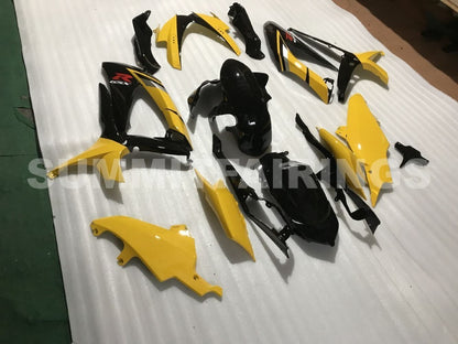 Fairings For Suzuki GSXR 600 750 Black & Yellow GSXR (2008-2009-2010)