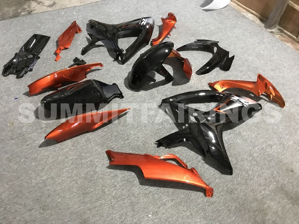 Fairings For Suzuki GSX-R600 / 750, 2006-2007 - Gloss Black & Orange