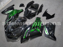 Load image into Gallery viewer, Fairings For Plastics Kawasaki ZX14R Ninja Black Green (2012-2021)
