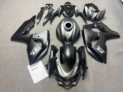 Fairings For Suzuki - GSXR1000 K9 09-16 Matt Blcak & Silvery Decals