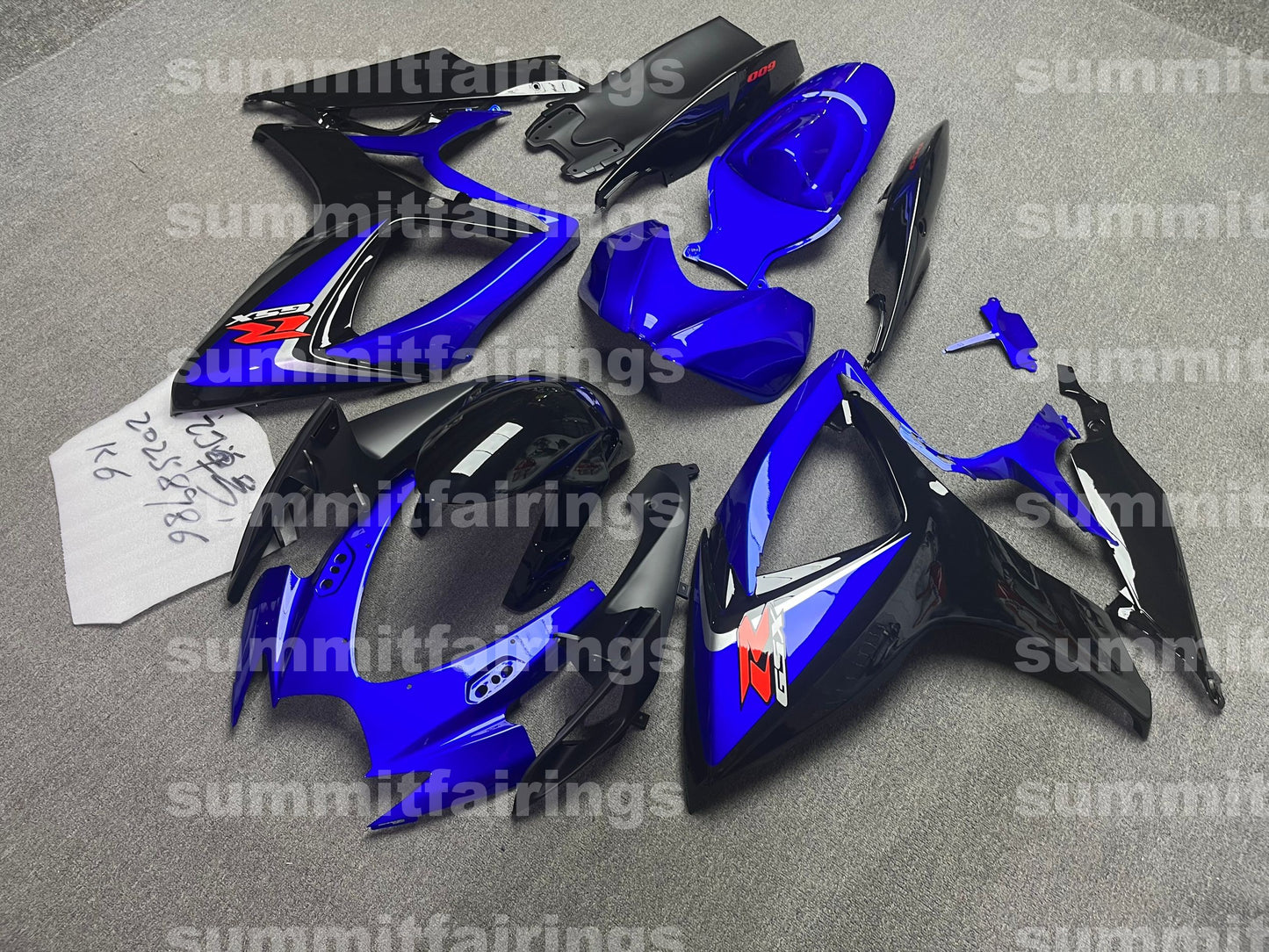 Fairings For Suzuki GSXR 600 750 (2006-2007) Blue Black