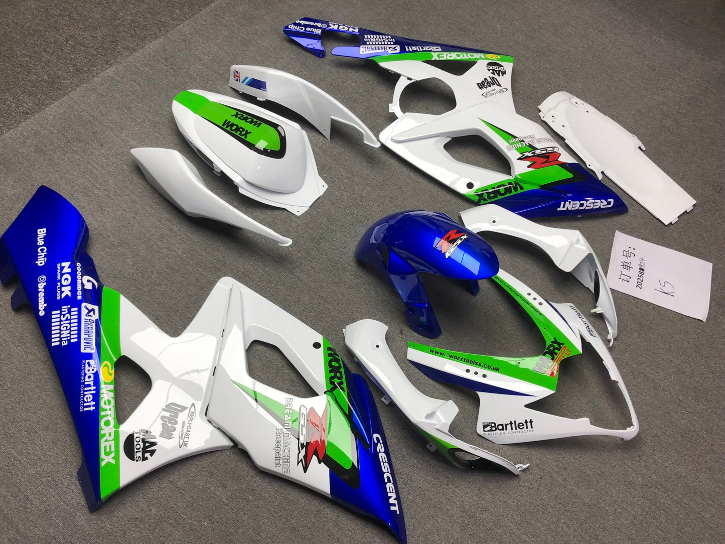 Fairings For Suzuki GSXR 1000 Multi-Color Crescent (2005-2006)