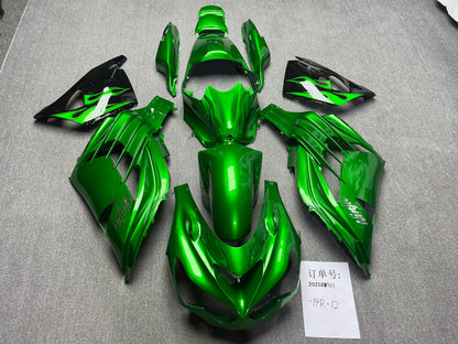 Fairings For Plastics Kawasaki ZX14R Ninja Green Flame (2012-2021)