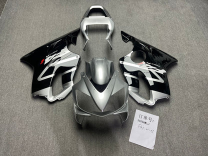 Fairings For Honda - CBR600F4i 01-03 Black Silver