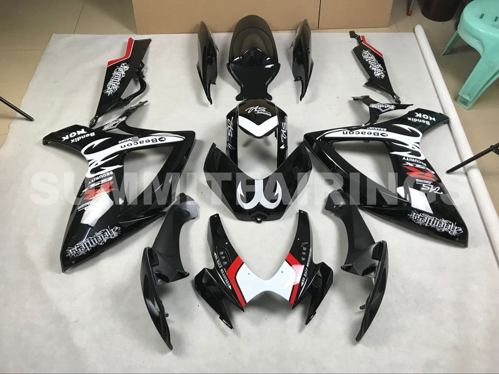 Fairings For Suzuki GSXR 600 750 Black Beacon GSXR (2006-2007)