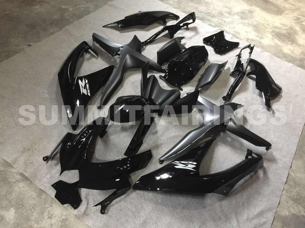 Fairings For Suzuki GSXR 600 750 All Black Suzuki (2008-2009-2010)