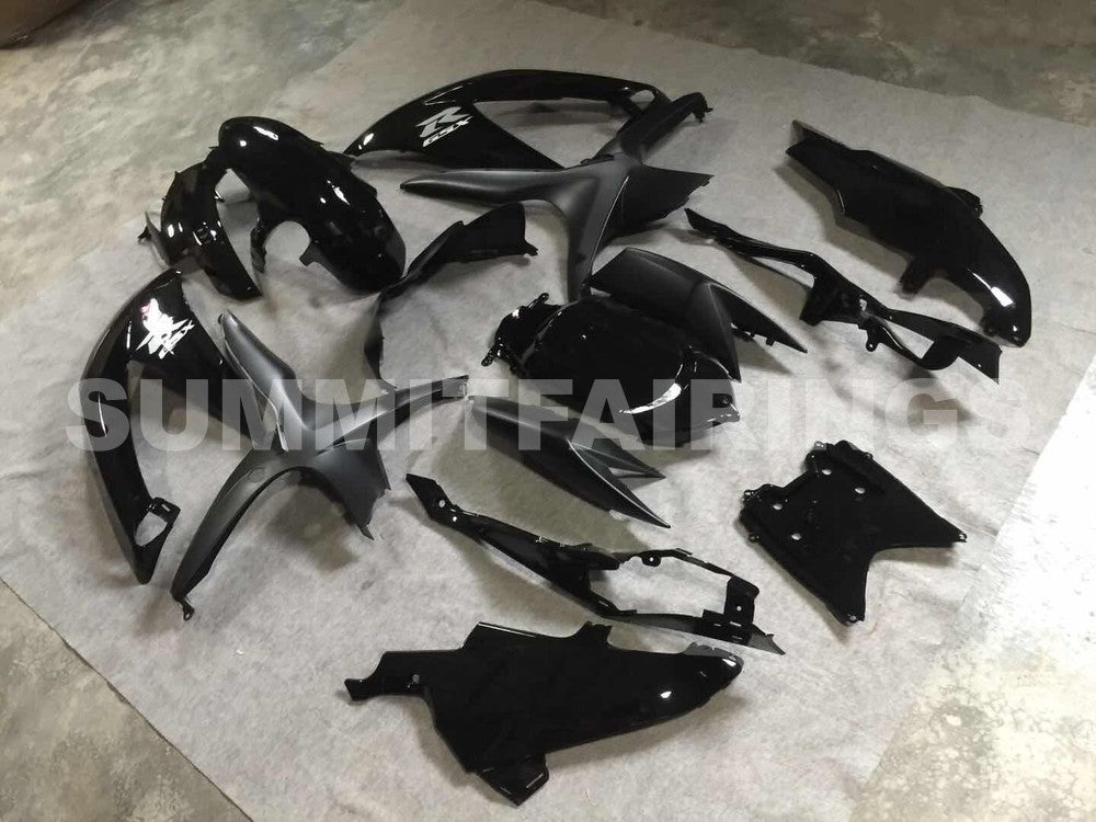 Fairings For Suzuki GSXR 600 750 All Black Suzuki (2008-2009-2010)
