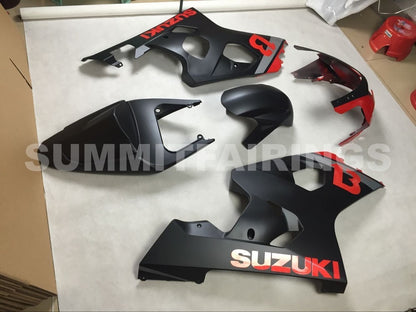 Fairings For Suzuki GSXR 600 750 Red & Black GSXR (2004-2005)