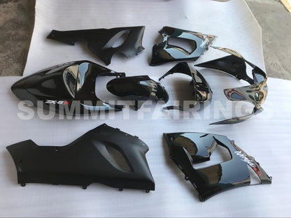 Fairings For Kawasaki ZX6R 636 Black ZX6R (2005-2006)