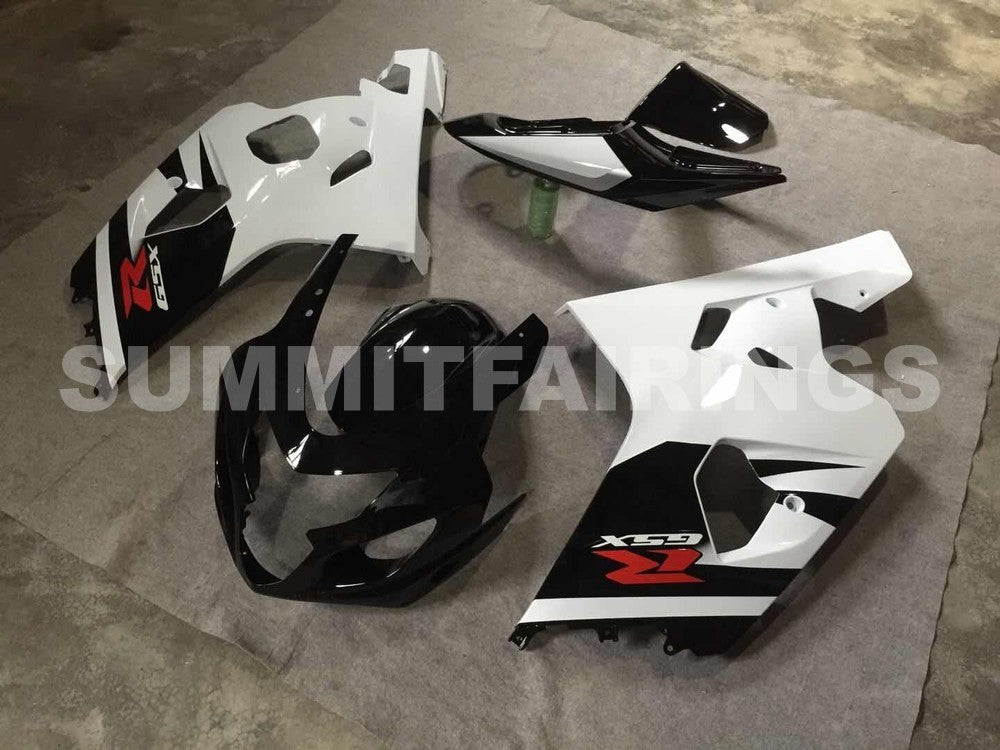 Fairings For Suzuki GSXR 600 750 Black Silver GSXR (2004-2005)