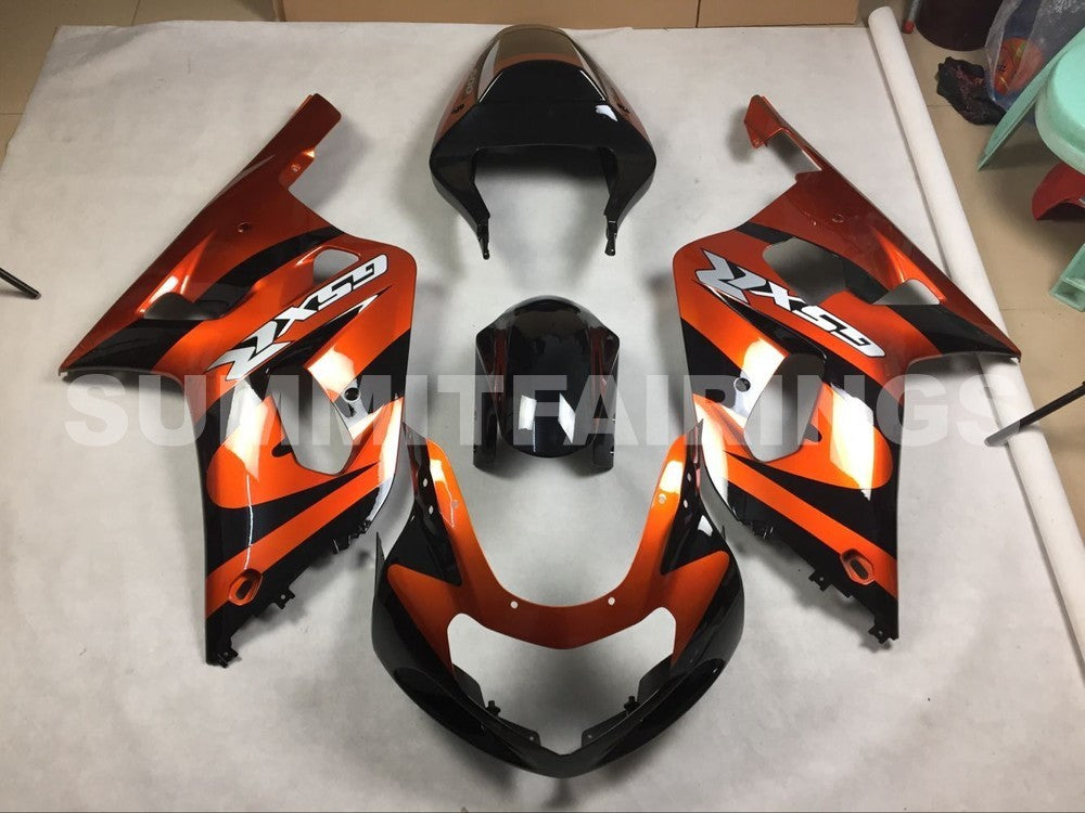 Fairings For Suzuki GSXR 750 Orange Metallic & Black GSXR (2001-2003)