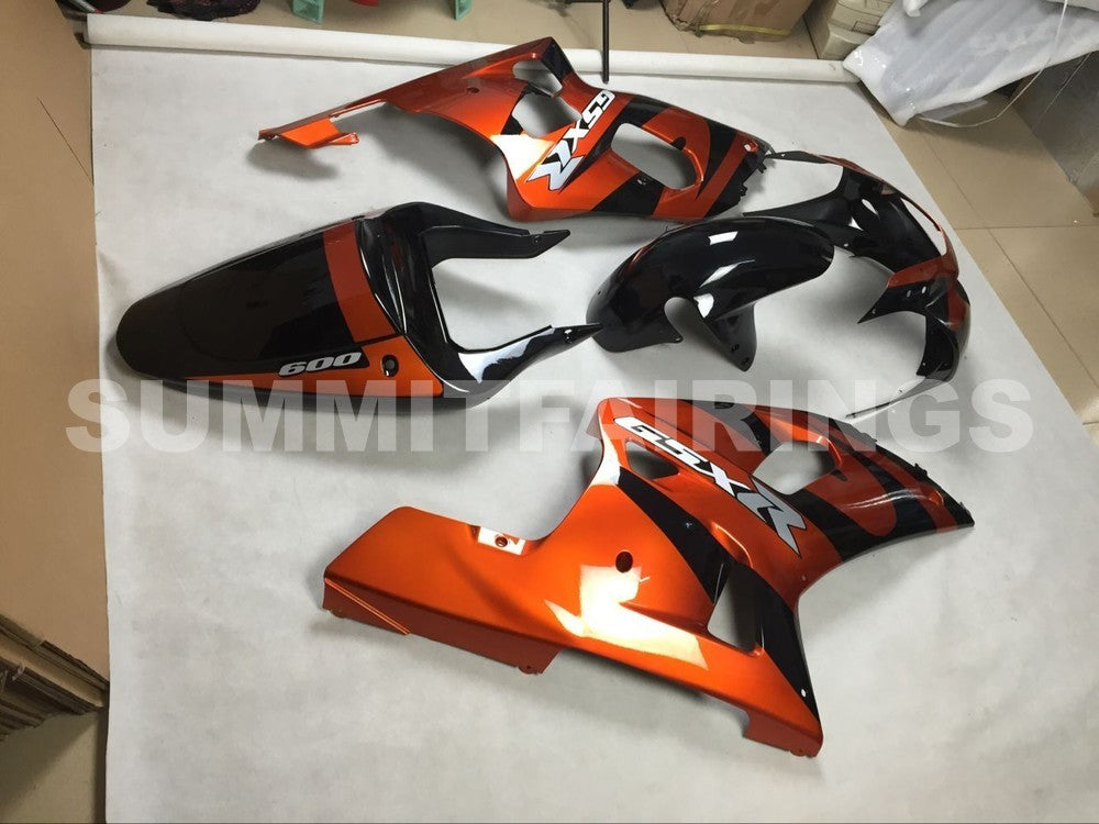 Fairings For Suzuki GSXR 750 Orange Metallic & Black GSXR (2001-2003)