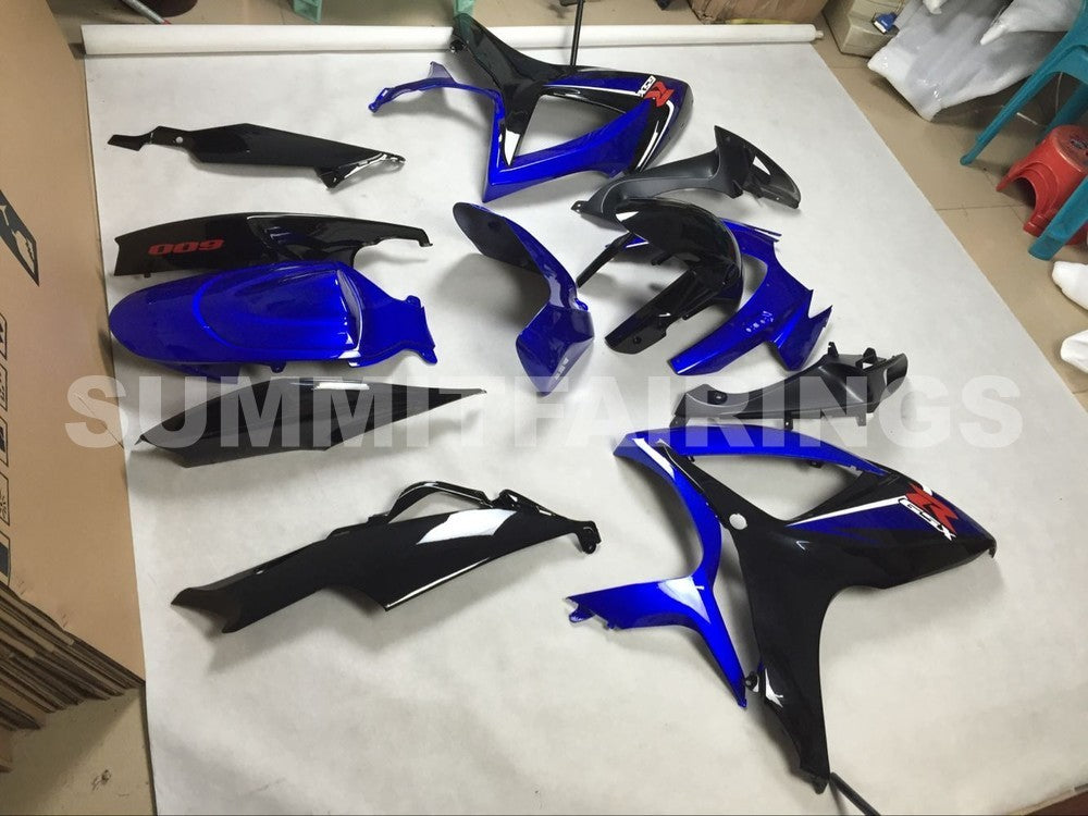 Fairings For Suzuki GSXR 600 750 (2006-2007) Blue Black
