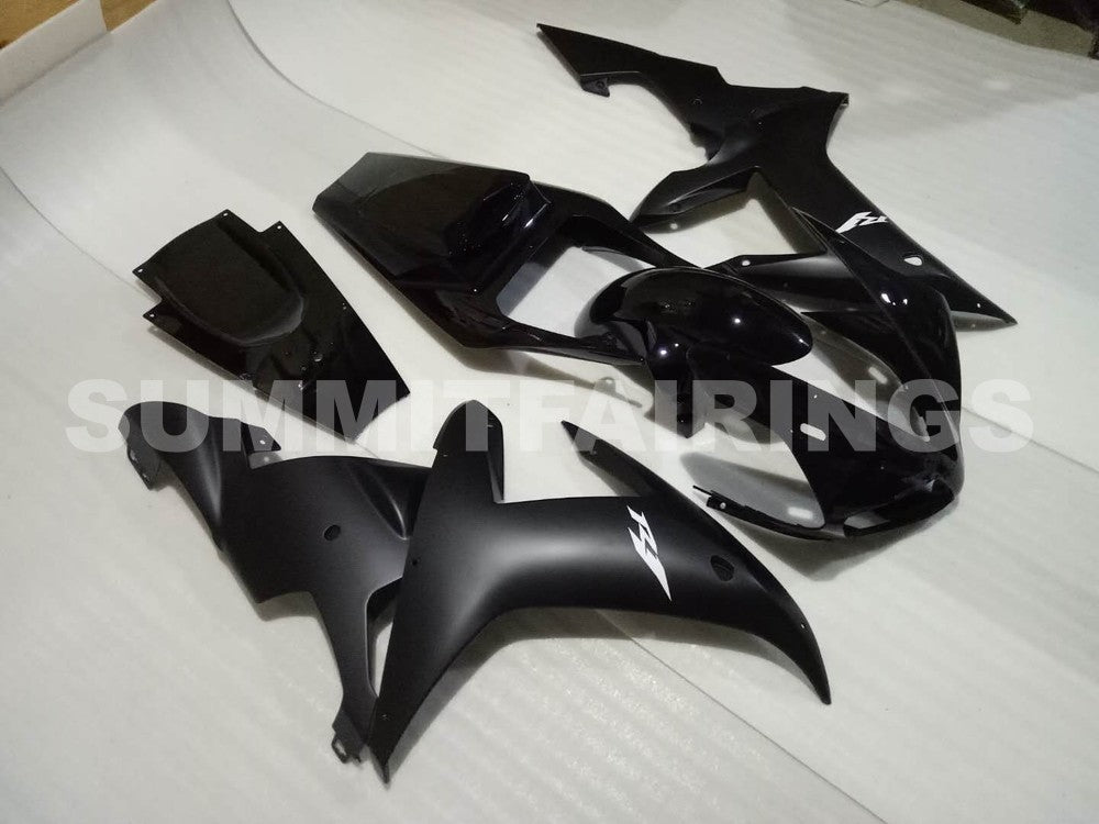 Fairings For Yamaha - YZF1000 R1 02-03 Matte Black Gloss Black