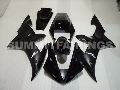 Fairings For Yamaha - YZF1000 R1 02-03 Matte Black Gloss Black