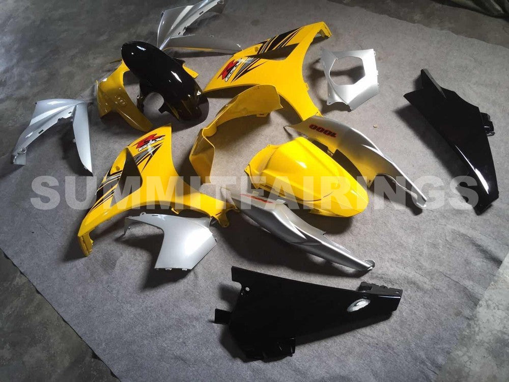 Fairings For Suzuki GSXR 1000 Yellow & Silver GSXR (2007-2008)