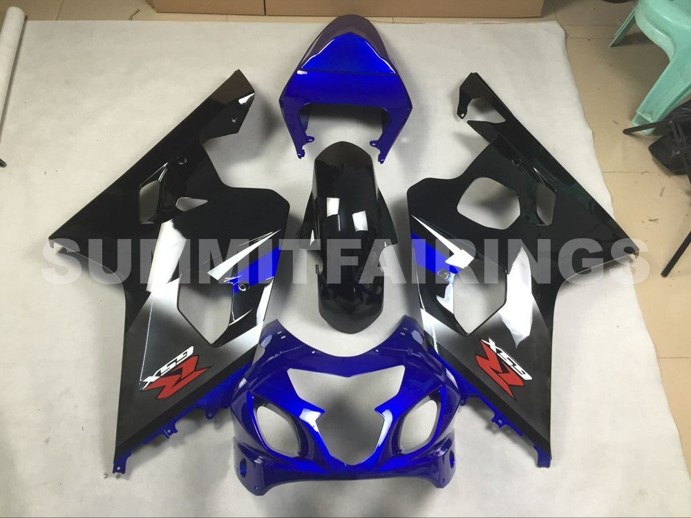 Fairings For Suzuki GSXR 600 750 Blue Black Silver GSXR (2004-2005)