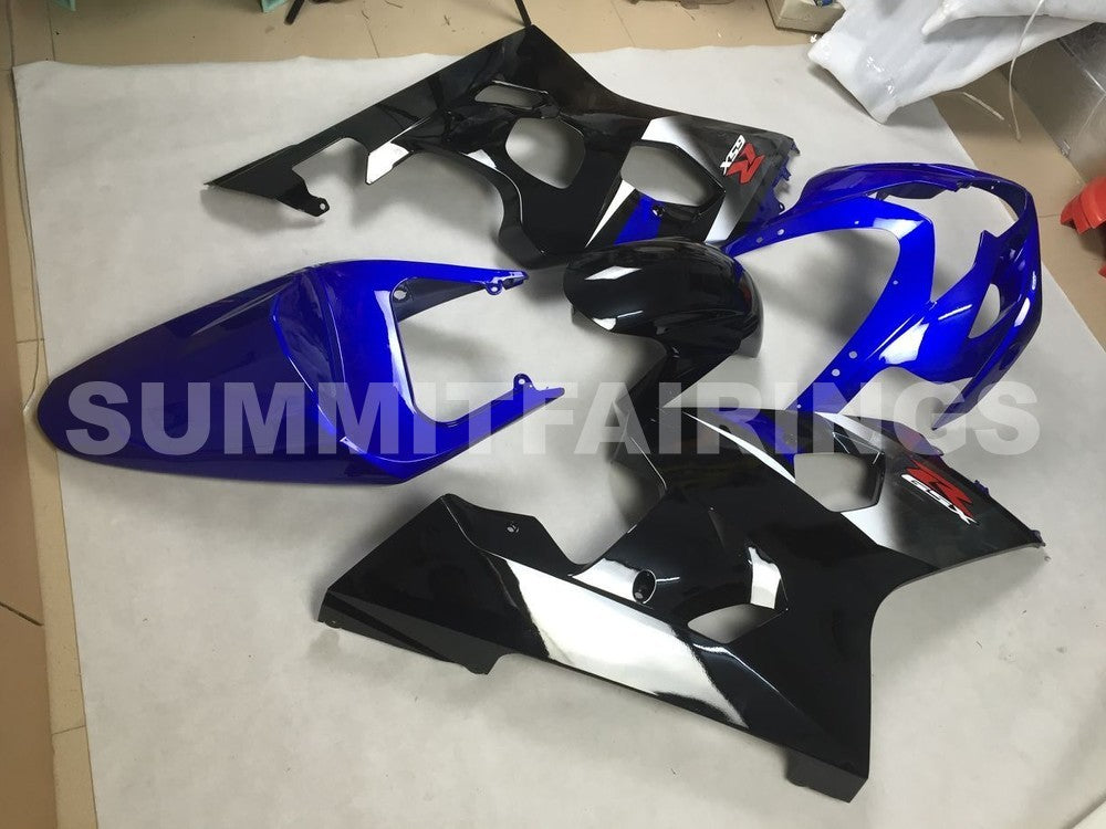 Fairings For Suzuki GSXR 600 750 Blue Black Silver GSXR (2004-2005)