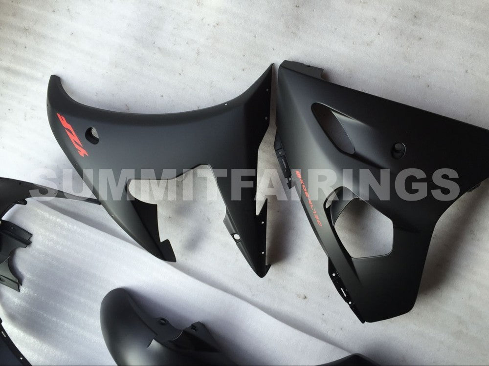 Fairings For Yamaha - YZF-600 R6 2003-2004 Matt Black Red Decals