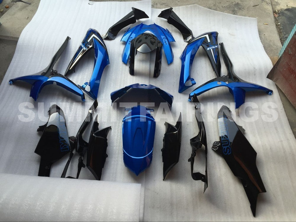 Fairings For Suzuki GSXR 600 750 Blue Black GSXR (2008-2009-2010)