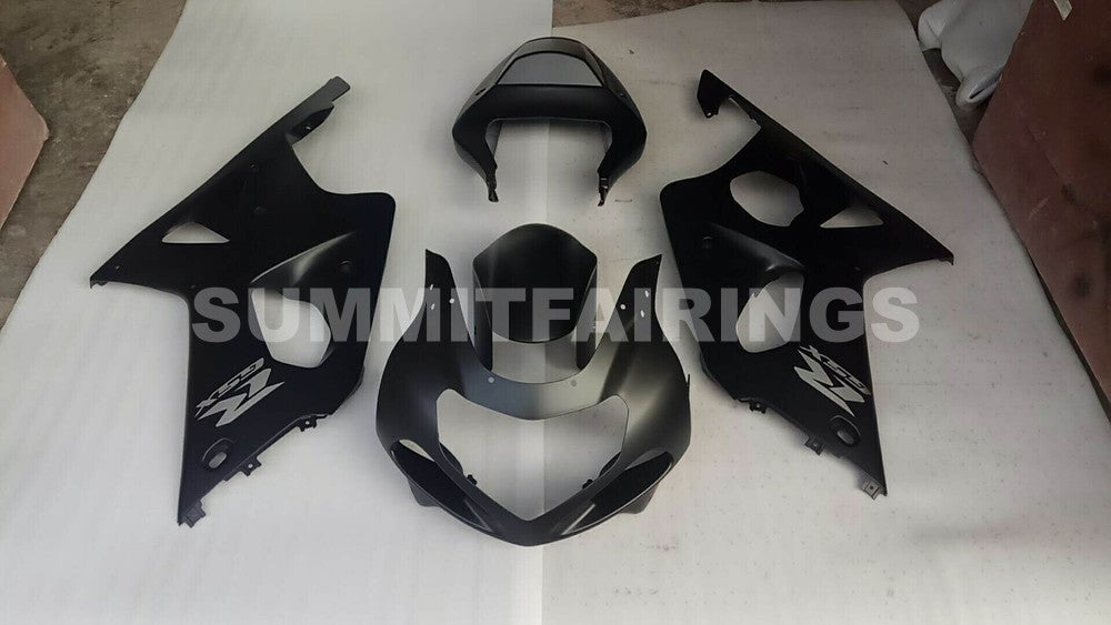 Fairings For Suzuki - GSXR1000 K1/2 2000-2002 Matt Black Silver
