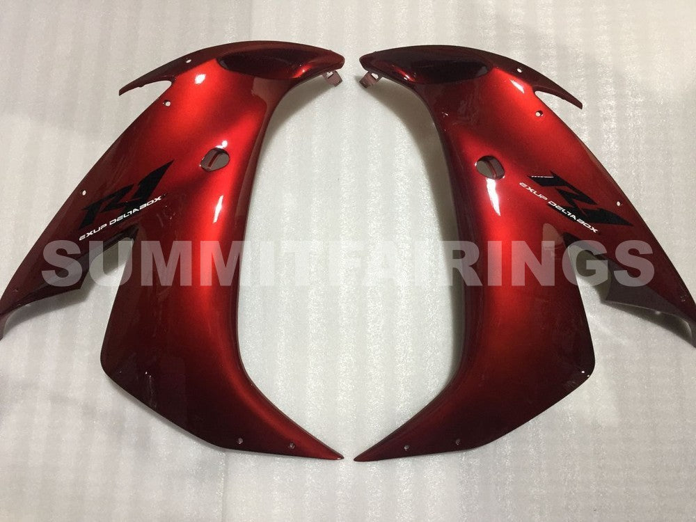 Fairings For Yamaha - YZF1000 R1 04-06 Red Black