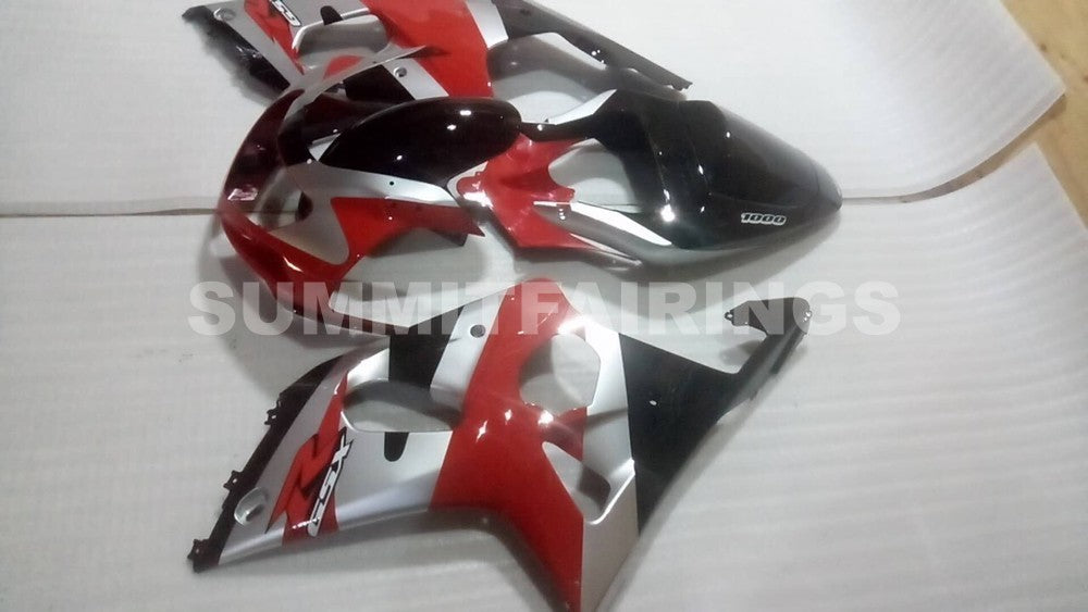 Fairings For Suzuki GSXR 1000 Black & Red GSXR (2000-2002)