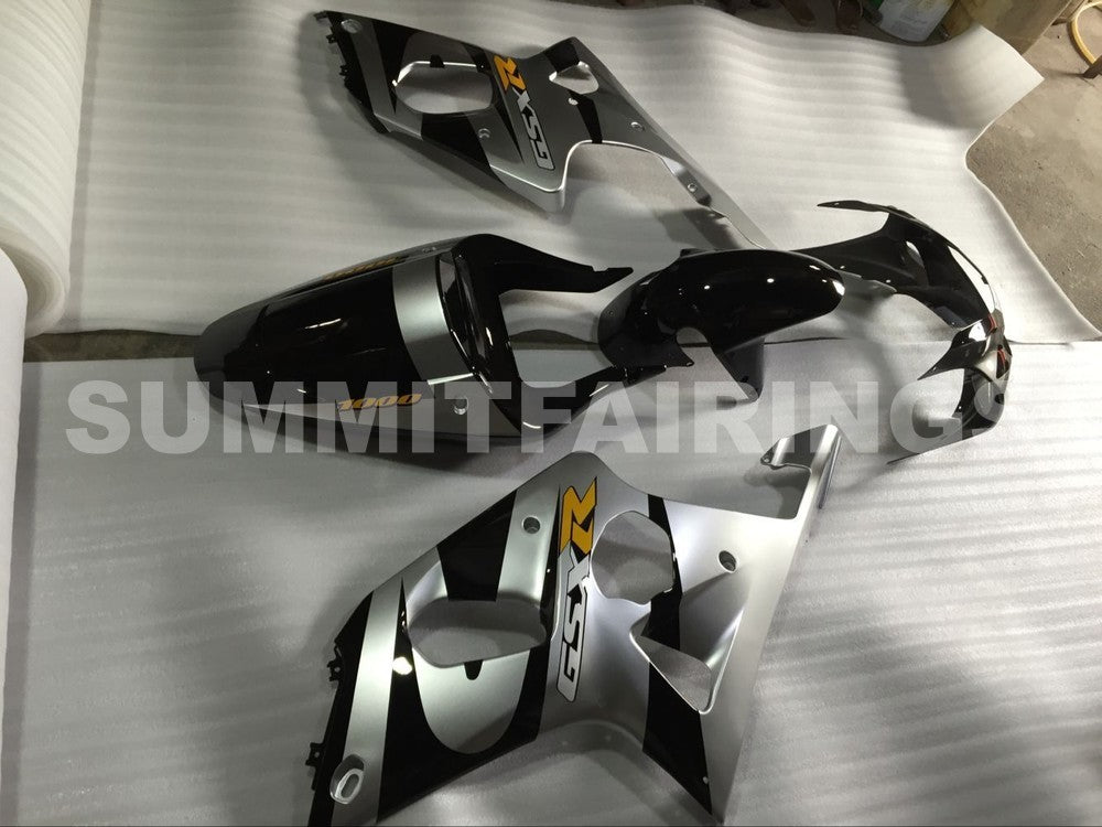 Fairings For Suzuki - GSXR1000 K1/2 2000-2002 Black Silver