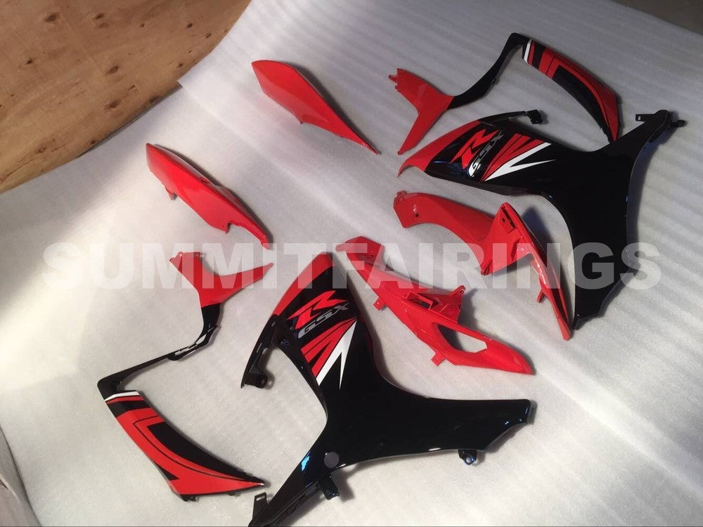 Fairings For Suzuki GSXR 600 750 Black & Red GSXR (2006-2007)