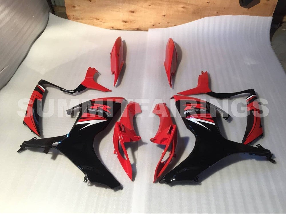 Fairings For Suzuki GSXR 600 750 Black & Red GSXR (2006-2007)