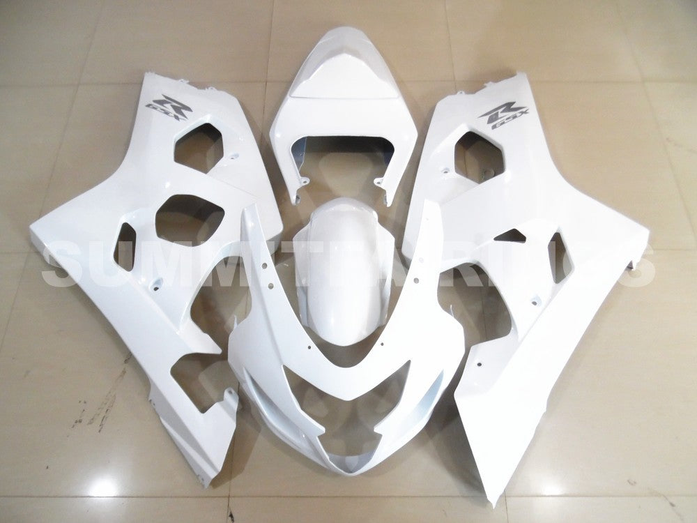 Fairings For Suzuki GSXR 600 750 White Metallic GSXR (2004-2005)