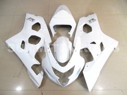 Fairings For Suzuki GSXR 600 750 White Metallic GSXR (2004-2005)