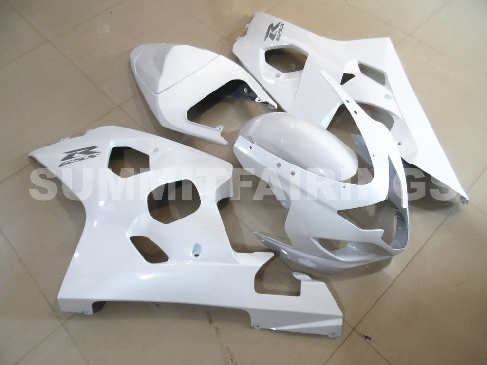 Fairings For Suzuki GSXR 600 750 White Metallic GSXR (2004-2005)