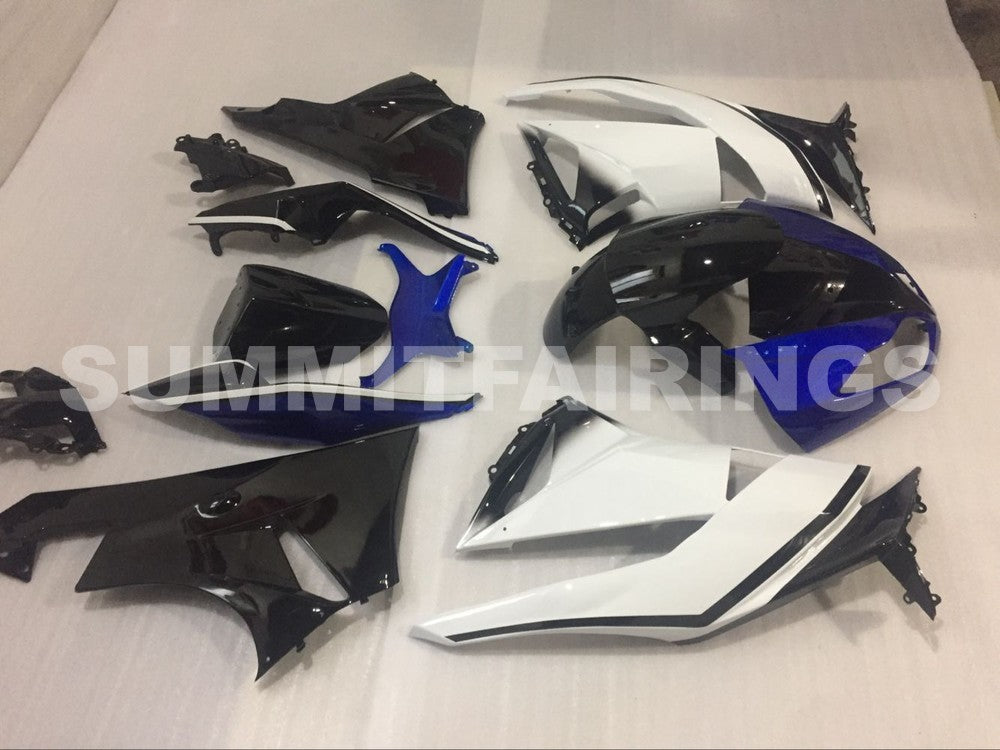2009-2012 Fairings For Kawasaki ZX6R ZX636 Blue White Black Ninja