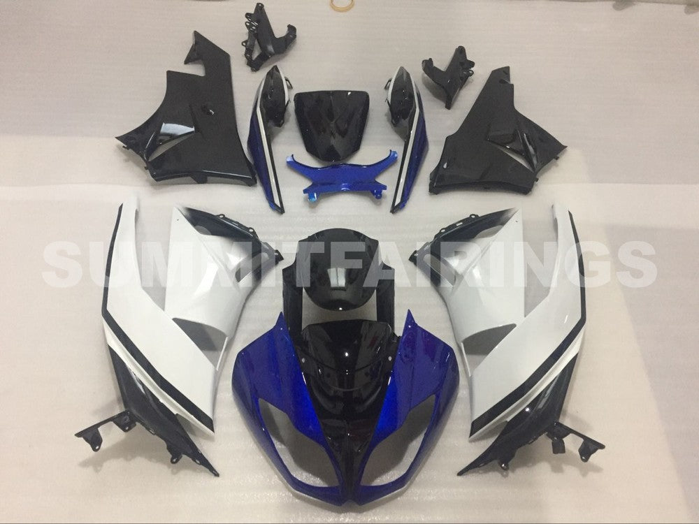2009-2012 Fairings For Kawasaki ZX6R ZX636 Blue White Black Ninja